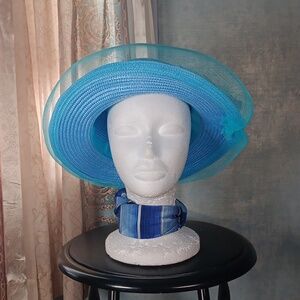 New York Sky Blue Summer Hat